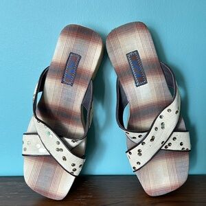 🔥🆕🔥 JOS MUNDO | NWT Onsen Handcrafted Sculptural Slides - Gray - XL